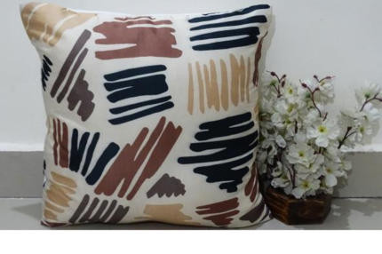 Designer scribbled cushion