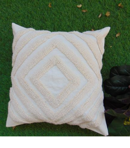 Designer tufted cushion