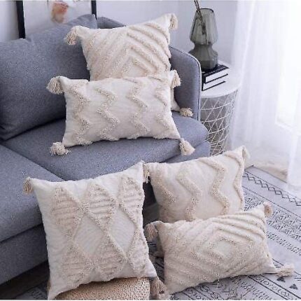 Designer tufted cushion covers by Home Decor Centro