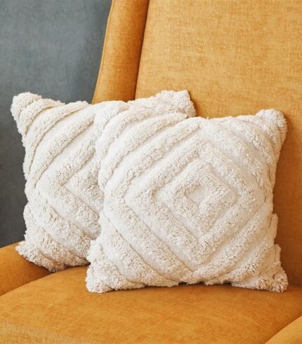 Designer tufted cushion cover by Home Decor Centro