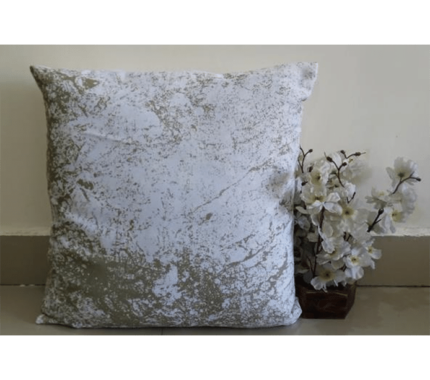 Elegant grey cushion cover